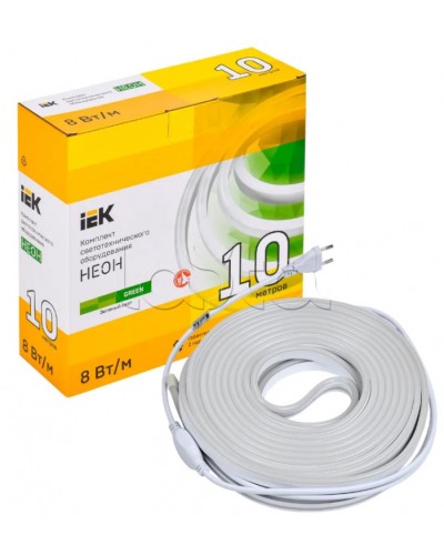 Комплект DIY (2835G120-8-IP65-220В 10м + др.) IEK (LSR5-G-120-65-2-10-S0) в Волгограде Источники света(Лампы) Pintop.ru