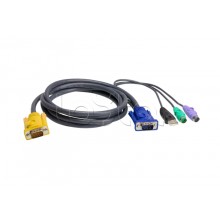 КВМ-кабель с интерфейсами PS/2, USB, VGA (1.8м) ATEN 2L-5302UP