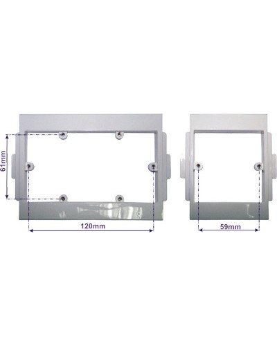 Суппорт пластиковый 45x90, под винт TWT TWT-CT100-F45X90 в Волгограде Аксессуары для кабель-канала Pintop.ru