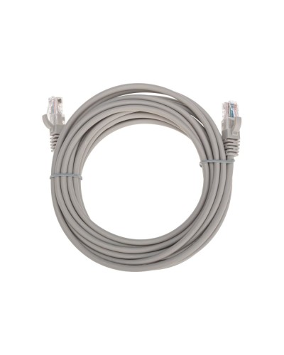 Патч-корд U/UTP, CAT 5e, RJ45-RJ45, 26AWG, LSZH, серый, 5м REXANT 02-0100-5 в Волгограде Патчкорды (медные) Pintop.ru