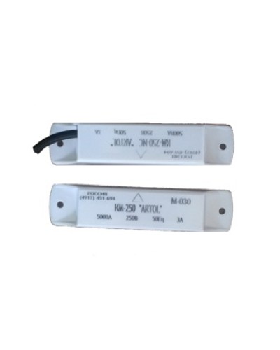 Датчик положения магнитогерконовый Магнито-Контакт КМ-250-NС ARTOL (c магнитом М-030) в Волгограде Извещатели охранные Pintop.ru