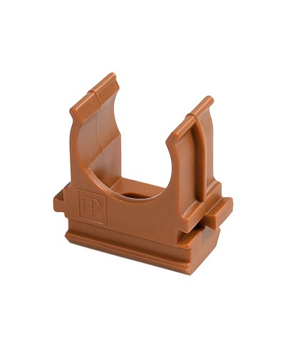 Крепёж-клипса для труб АБС-пластик бук д20 в малой упаковке (10шт/1000шт уп/кор) Промрукав (PR13.0052) в Волгограде Держатели, клипсы, скобы Pintop.ru