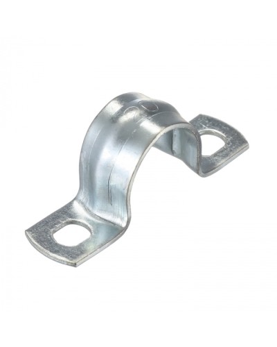 Скоба оцинк. с двумя отверстиями, для трубы D20мм (5шт) Экопласт (43620-5) - Скоба оцинкованная с двумя отверстиями, для трубы D20мм (5шт) Экопласт в Волгограде Держатели, клипсы, скобы Pintop.ru