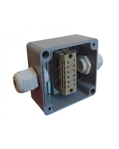 Коробка пылевлагонепроницаемая клеммная G366 А К 10 мм2 АЯКС IP66/IP65, 82x80x55 Магнито-контакт в Волгограде Распределительные коробки Pintop.ru