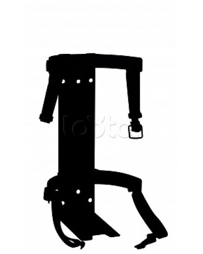 Кронштейн ПОЖТЕХНИКА КТР-8/9 на 2 ремнях (d180-185) для ОП/ОВП-8, ОП/ОВЭ-9 в Волгограде Аксессуары для огнетушителей Pintop.ru