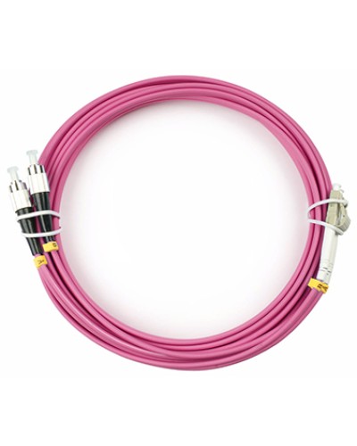 Шнур оптический duplex LC-FC 50/125 mm OM4 7м LSZH Cabeus FOP-50-OM4-LC-FC-7m в Волгограде Патч-корды оптические Pintop.ru
