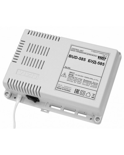 Блок управления и питания периметрового домофона VIZIT БУД-585 в Волгограде Блоки управления многоабонентные Pintop.ru