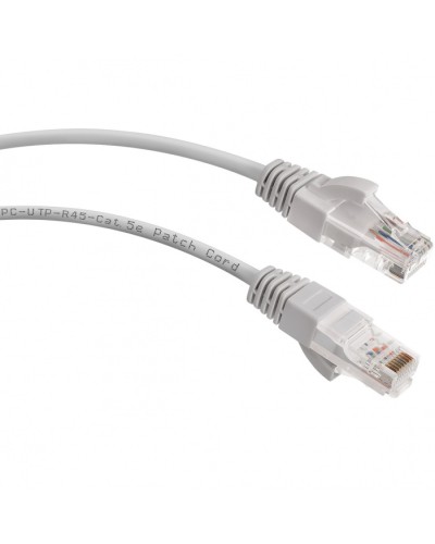 Шнур коммутационный 2xRJ-45/8P8C U/UTP кат.5е (1,5 м) Cabeus PC-UTP-RJ45-Cat.5e-1.5m в Волгограде Патчкорды (медные) Pintop.ru