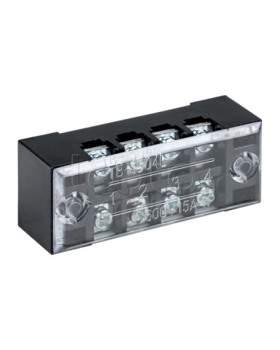 Терминал клеммный TB-1504 до 1,5 мм2 15A 4 клеммные пары EKF PROxima (tb-1504) в Волгограде Клеммные колодки Pintop.ru