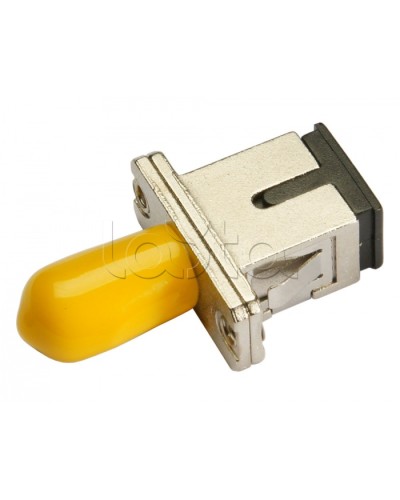 Соединитель проходной ST-SC, SM(для одномодового кабеля), simplex Cabeus ST-SC-SM в Волгограде Проходные адаптеры и розетки оптические Pintop.ru