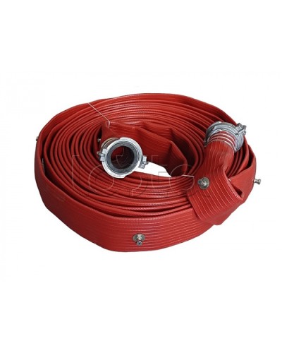 Магнито-Контакт Рукав пожарный перфорированный с дюзами РПМ(Д)-80-1,6-ИМ-УХЛ1 с головками ГР-80 ал, для создания водяных завес в Волгограде Пожарные рукава Pintop.ru