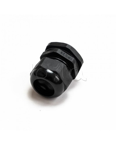 Кабельный ввод (сальник) PG 29 (IP68) d отверстия 18-25 мм черный (2 шт/уп) Промрукав (PR08.7077) в Волгограде Аксессуары для лотков Pintop.ru