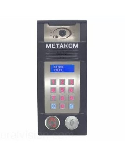 Многоабонентый антивандальный блок вызова со встроенной гибридной видеокамерой Метаком MК2018-MFCGVH в Волгограде Блоки вызова многоабонентные Pintop.ru