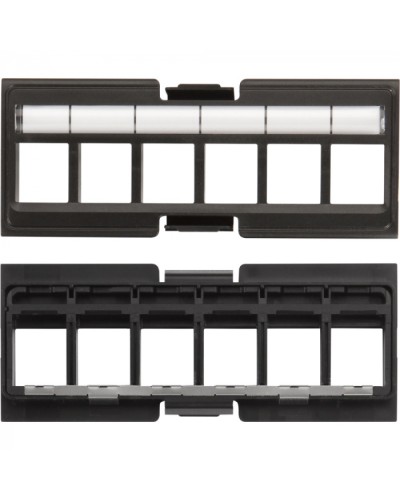 Вставка под кейстоны в модульную панель, экранированная, 6 портов, без шторок LANMASTER LAN-FRM-IN-6OK-SXX в Волгограде Коммутационные изделия Pintop.ru