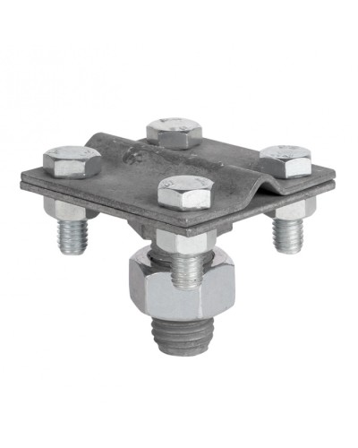 Зажим прута на штыре (пластина 56х56мм) HZ EKF PROxima (lp-g6606-e1302) в Волгограде Электротехническое оборудование Pintop.ru