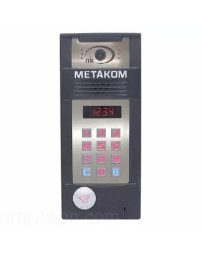 Многоабонентый антивандальный блок вызова со встроенной гибридной видеокамерой Метаком в Волгограде Блоки вызова многоабонентные Pintop.ru