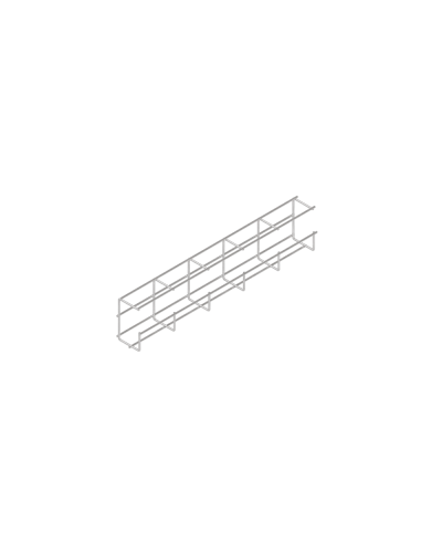 G-образный проволочный лоток 110х65 L3000 мм КМ-Профиль (PLG110-65-3000) в Волгограде Кабельные лотки Pintop.ru