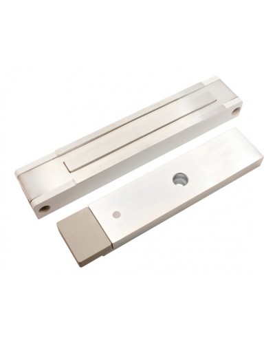 Электромагнитный замок с датчиком состояния двери ALeko ALM-400P (12В белый) в Волгограде Электромагнитные замки Pintop.ru