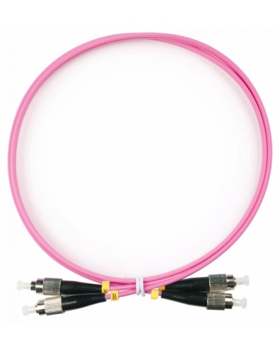 Шнур оптический duplex FC-FC 50/125 mm OM4 1м LSZH в Волгограде Патч-корды оптические Pintop.ru