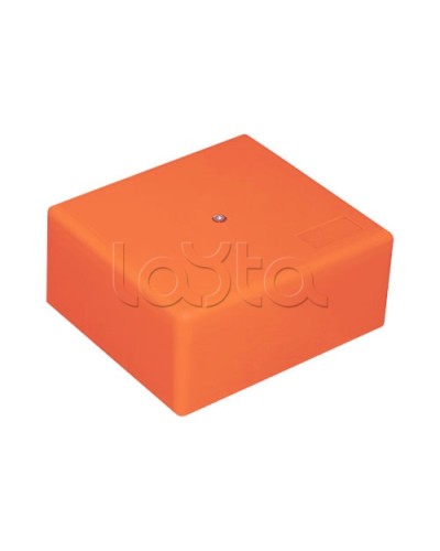 Коробка огн. с глад. стенками,без галогена, IP41, 12P, (1,5-6мм2) (оранж) ОКЛ Экопласт (46281HF) в Волгограде Распределительные коробки Pintop.ru