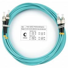 Шнур оптический duplex FC-ST 50/125 mm OM3 5м LSZH Cabeus FOP-50-FC-ST-5m