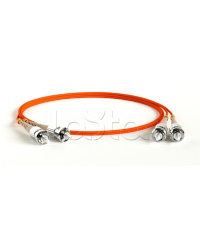 Патч-корд волоконно-оптический Hyperline FC-D2-50-ST/PR-ST/PR-H-1M-LSZH-OR в Волгограде Патч-корды оптические Pintop.ru