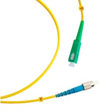 Шнур оптический simplex SC/APC-FC/UPC 9/125 sm 1,5м LSZH Cabeus FOP(s)-9-SC/APC-FC/UPC-1,5m