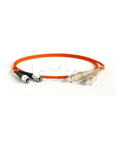 Патч-корд волоконно-оптический Hyperline FC-D2-50-SC/PR-ST/PR-H-1M-LSZH-OR в Волгограде Патч-корды оптические Pintop.ru