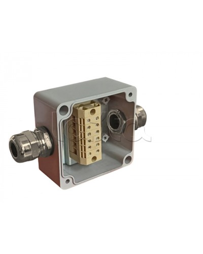 Коробка пылевлагонепроницаемая клеммная G366 А МВ К АЯКС IP66/IP65, 82x80x55 Магнито-контакт в Волгограде Распределительные коробки Pintop.ru