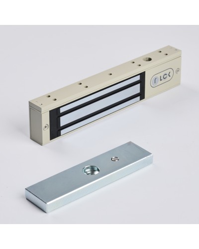 R-Lock RL-EM180-00G - Электромагнитный замкок, 180кг, DC12/24B, цвет корпуса серый, RAL7032 (галечный серый) в Волгограде Электромагнитные замки Pintop.ru