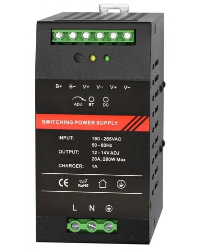 Блок питания Smartec ST-PS120BDU-BK в Волгограде Дополнительное оборудование для СКУД Pintop.ru