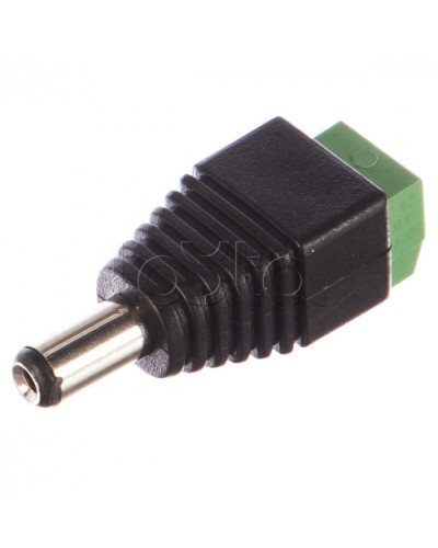 Разъем питания штекер 2.1х5.5 с клеммной колодкой (50шт/уп) REXANT 14-0314 в Волгограде Коннекторы Pintop.ru