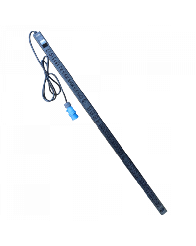 Блок розеток верт. 32A / 250V, 12xC19 + 36xC13 + 3xSchuko, шнур 3 метра, IEC309 TWT (TWT-PDV-12x36x3S-32A) в Волгограде Блоки розеток Pintop.ru