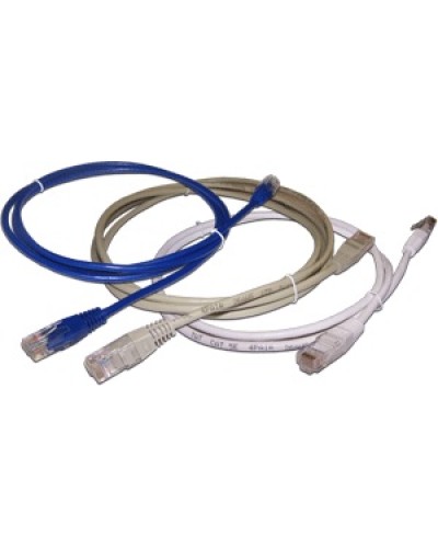 Патч-корд RJ45 TWT UTP кат.5e, с заливными колпачками, 0.5 м, синий TWT TWT-45-45-0.5-BL в Волгограде Патчкорды (медные) Pintop.ru
