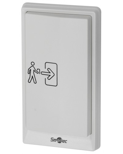 Кнопка пластиковая, накладная, локтевая, НЗ/НР контакты, размер: 175х95х25 мм Smartec ST-EX710-WT в Волгограде Кнопки выхода Pintop.ru
