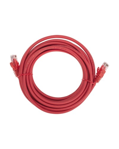 Патч-корд U/UTP, CAT 6, RJ45-RJ45, 26AWG, LSZH, красный, 5м REXANT 02-0293-5 в Волгограде Патчкорды (медные) Pintop.ru