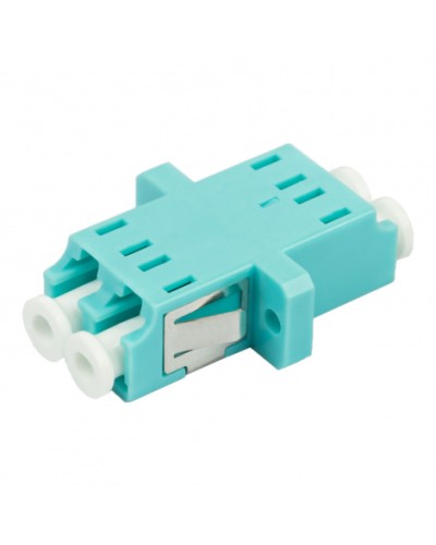 Адаптер оптический проходной LC-LC, OM3, дуплекс (duplex), бирюзовый Datarex DR-541123 в Волгограде Коммутационные изделия Pintop.ru