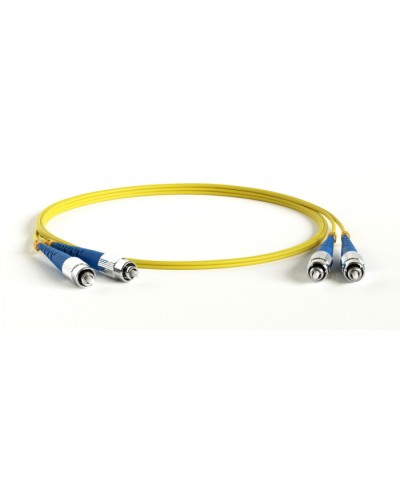 Патч-корд волоконно-оптический Hyperline FC-D2-9-FC/UR-ST/UR-H-1M-LSZH-YL в Волгограде Патч-корды оптические Pintop.ru