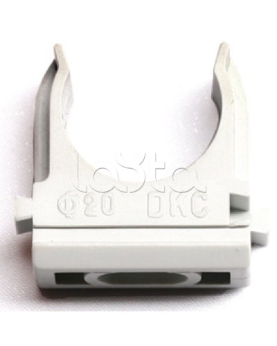 Держатель с защелкой, д.20мм, в упаковках по 10шт. DKC 51020R10 в Волгограде Держатели, клипсы, скобы Pintop.ru