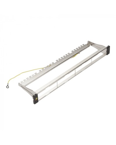 Панель модульная 19, экранированная, на 4 вставки, 1U LANMASTER LAN-FRM-PP-STP/1U в Волгограде Коммутационные изделия Pintop.ru