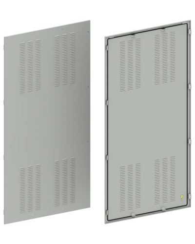FORMAT Панель задняя вентилируемая 2000х1000мм IEK (FO-00-PBV-200-100) в Волгограде Аксессуары для стоек и шкафов Pintop.ru