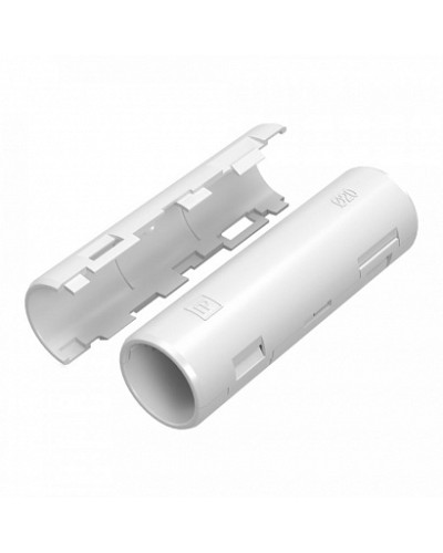 Муфта разборная d20 мм белая (70шт/840шт уп/кор) Промрукав (PR13.0418) в Волгограде Повороты, муфты, тройники Pintop.ru