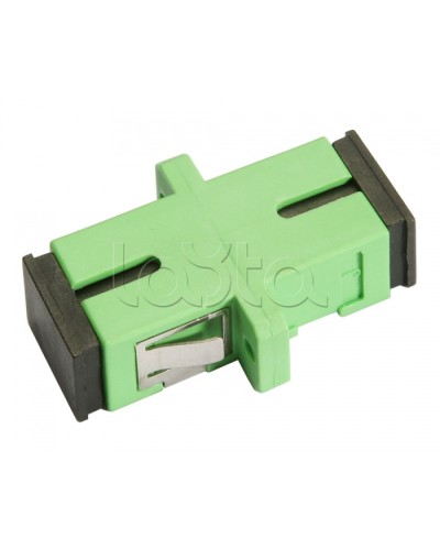 Соединитель проходной SC/APC-SC/APC, SM(для одномодового кабеля), simplex Cabeus SC/APC-SM в Волгограде Проходные адаптеры и розетки оптические Pintop.ru