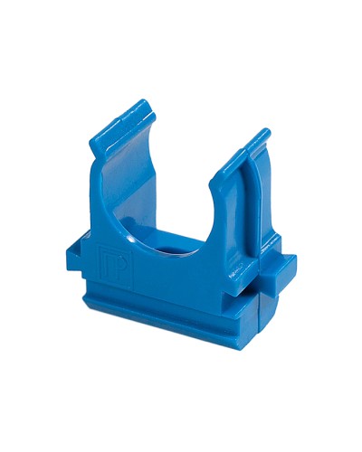 Крепёж-клипса для труб АБС-пластик синяя д20 в малой упаковке (10шт/1000шт уп/кор) Промрукав (PR13.0061) в Волгограде Держатели, клипсы, скобы Pintop.ru