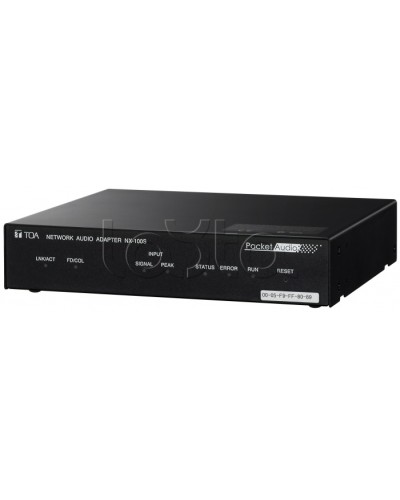 Шлюз передачи аудио, управляющих сигналов через сеть TOA NX-100S W в Волгограде Системы оповещения и трансляции TOA Pintop.ru