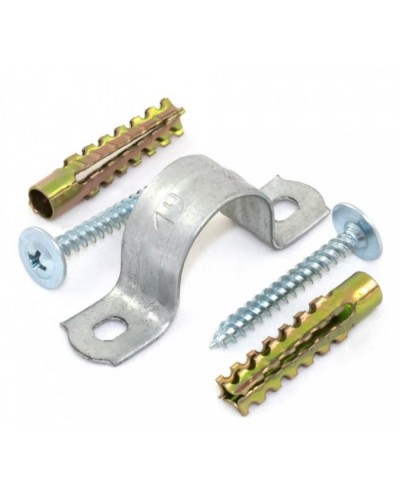 Комплекты для крепления ОКЛ с использованием самореза, дюбеля и скобы СМД 14-15 (100 шт) Промрукав (PR08.5001) в Волгограде Держатели, клипсы, скобы Pintop.ru