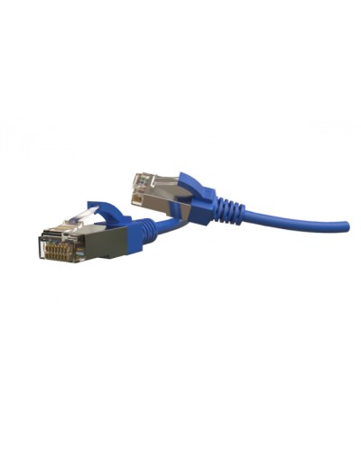 Патч-корд S/FTP Hyperline (PC-LPT-SFTP-RJ45-RJ45-C6-2M-LSZH-BL) в Волгограде Патчкорды (медные) Pintop.ru