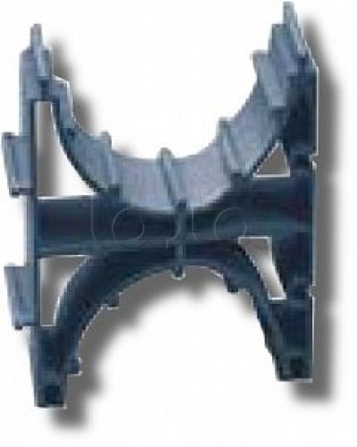 Держатель расстояния (кластер) для двустенных труб, д.110, одинарный DKC (025111) в Волгограде Держатели, клипсы, скобы Pintop.ru