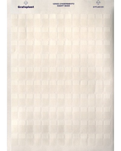 Табличка маркировочная 20х10мм. Полиэстер. Белая DKC (SITFP1020W) в Волгограде Аксессуары для лотков Pintop.ru