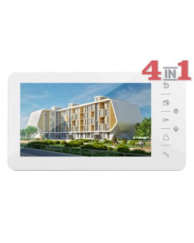 Монитор цветного видеодомофона Tantos Prime HD (White) VZ в Волгограде Абонентские видеоустройства Pintop.ru